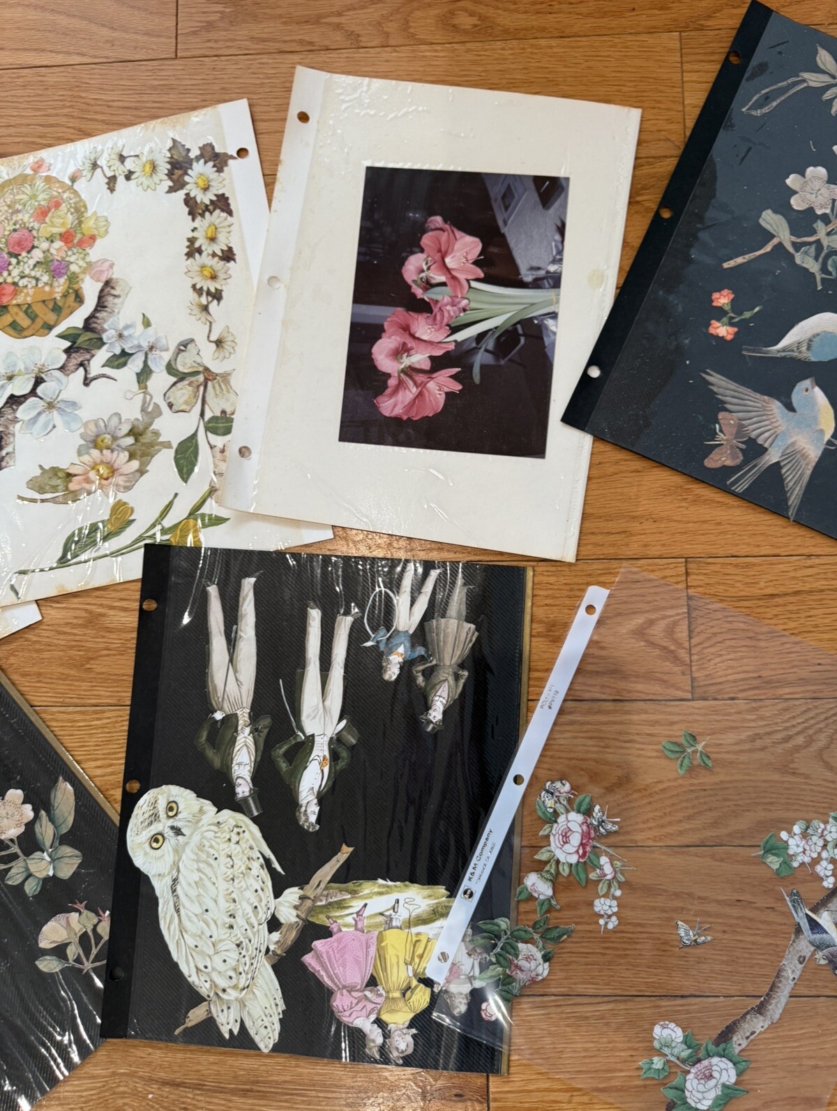 Decoupage Cutouts Vintage Floral Birds Animals People Vintage