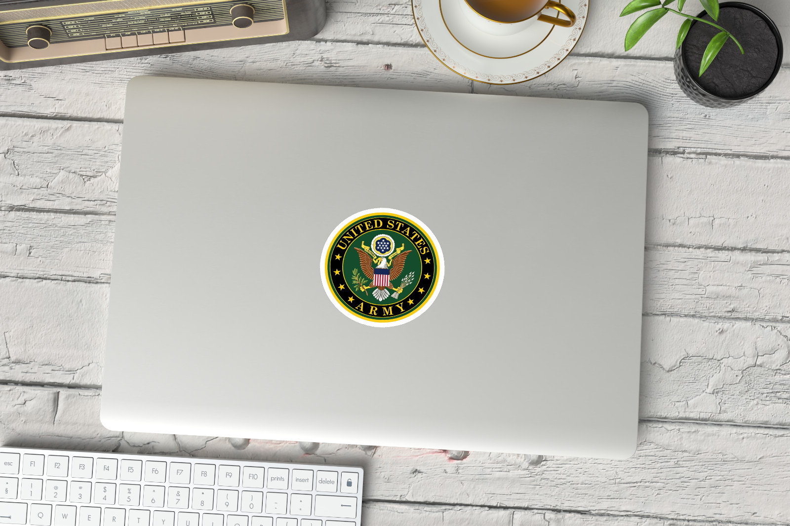 For The United States Army US ARMY Vinyl Sticker | Laptop , Tumbler – 3 INCHES