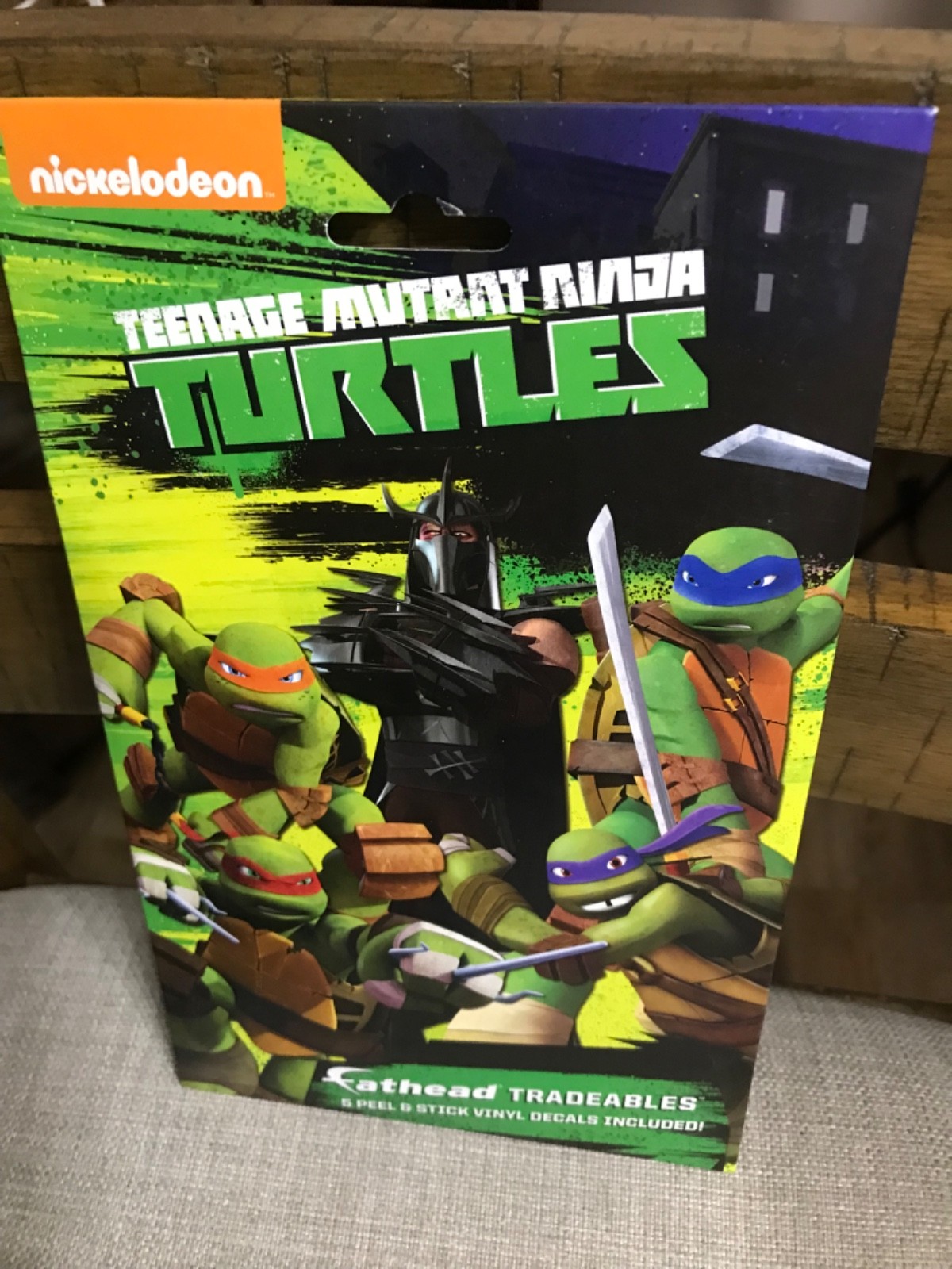 Fathead tradable 5 decals choice Spider-Man or Murray ninja turtles