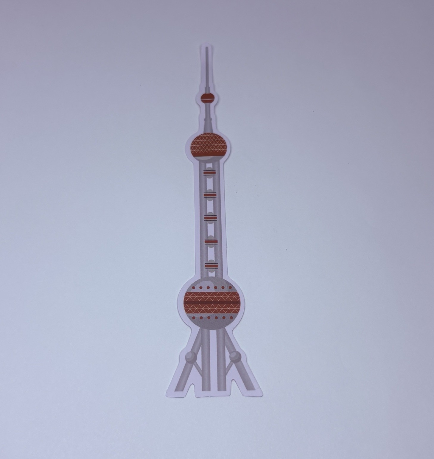 Oriental Pearl Tower Sticker China Travel Art Decal Vinyl Country Souvenir 6” P4