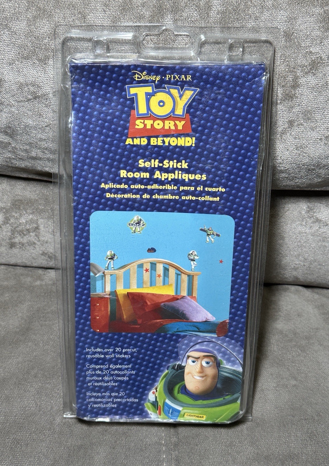 Disney Pixar Toy Story & Beyond Over 20 Room Appliqués Buzz Lightyear New