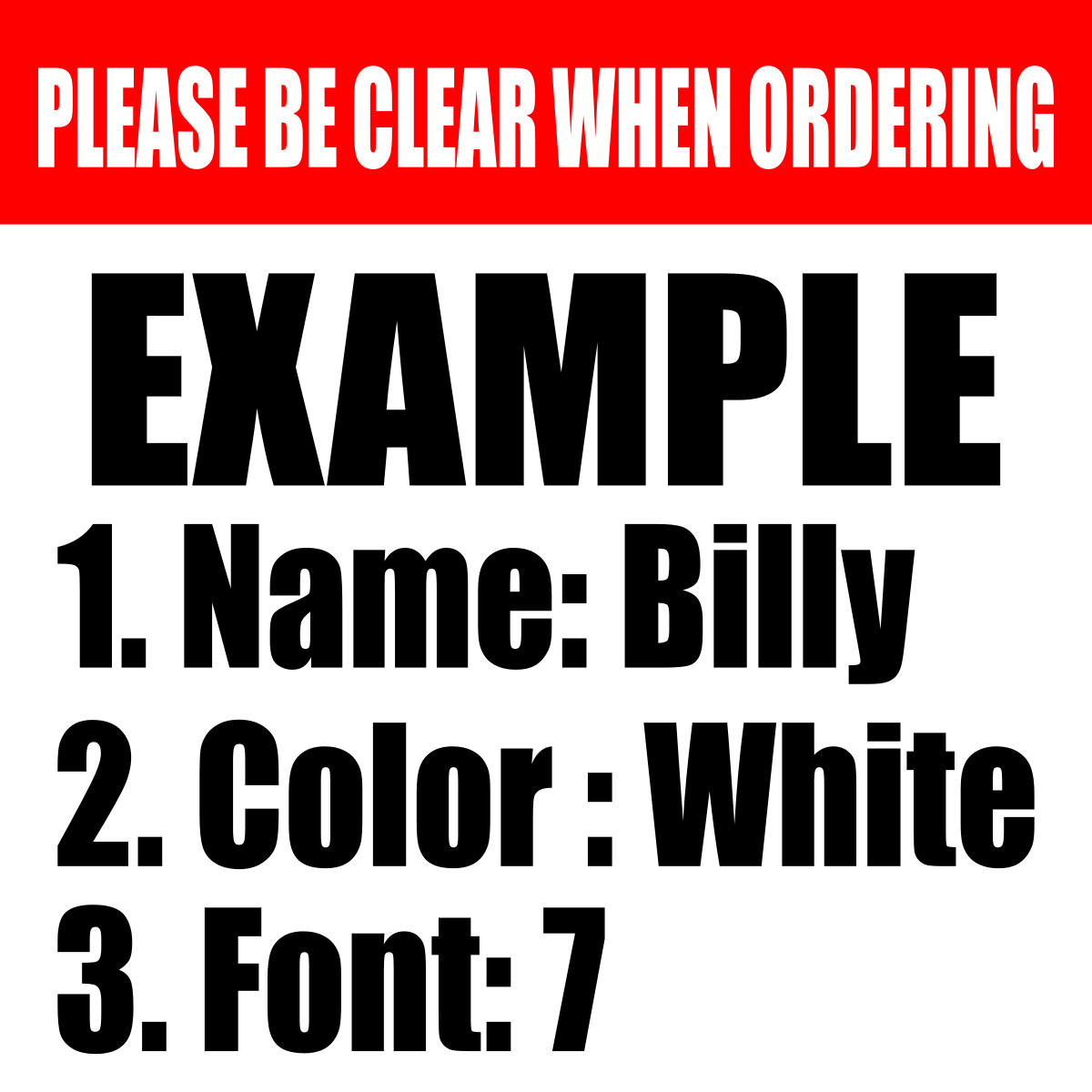 Custom Personalized Vinyl Sticker Decal Letting For Truck Car Boat Atv Razor