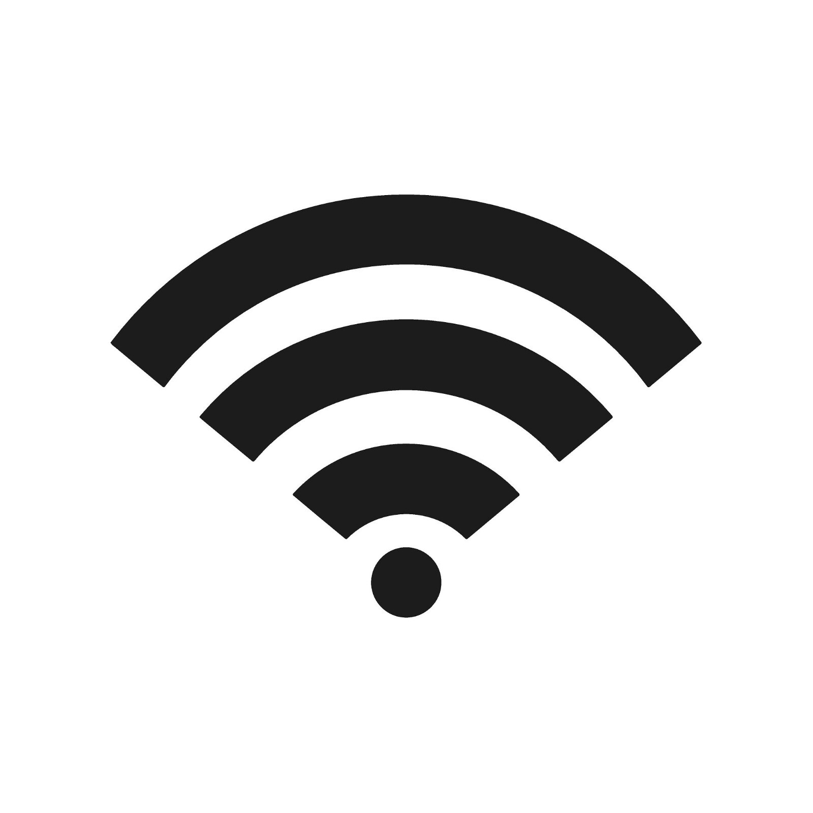 WIFI Symbol Decal Wireless Internet Network Sign vinyl Sticker