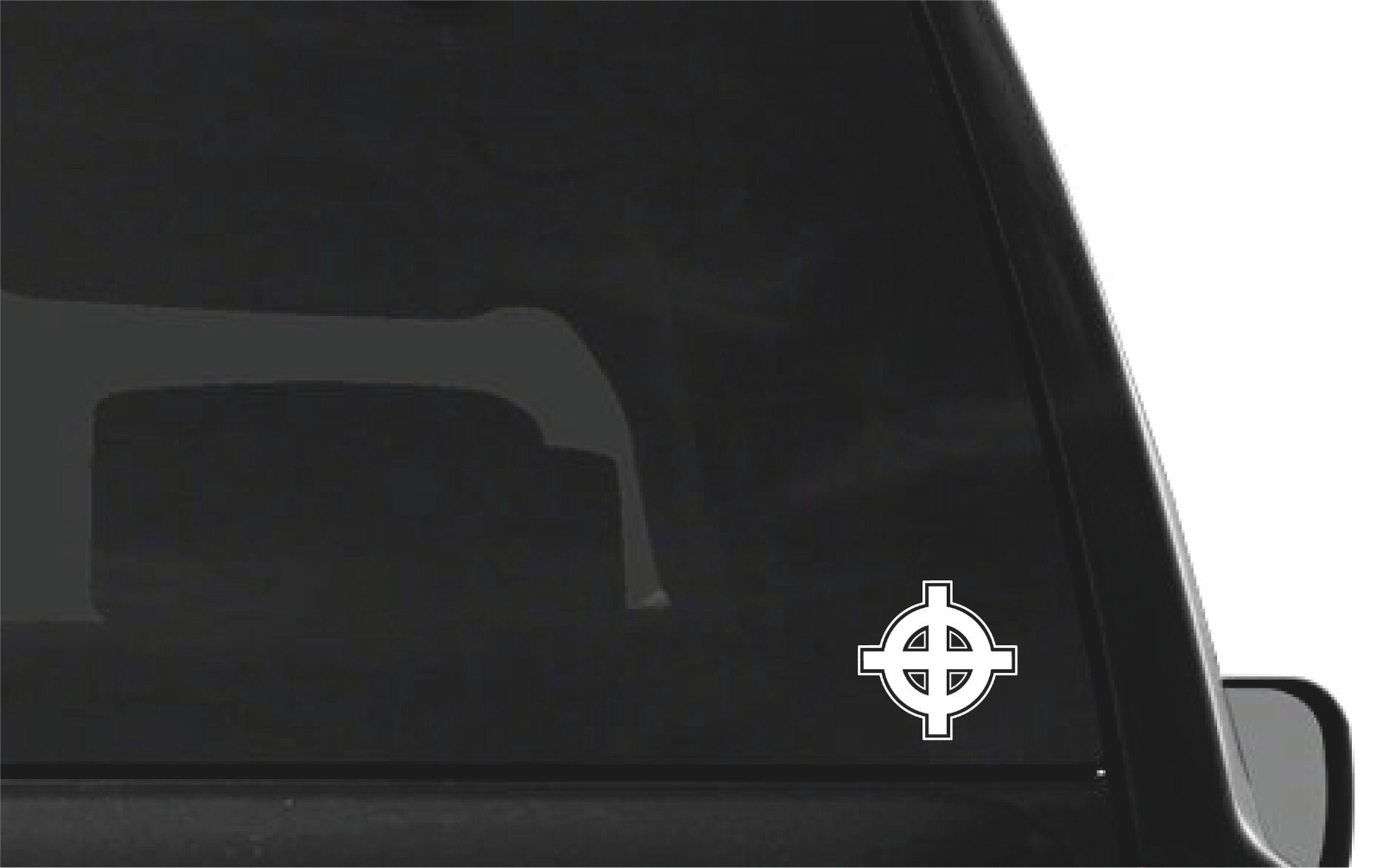 Celtic Cross Vinyl Decal Odin cross Irish Cross symbol Sticker