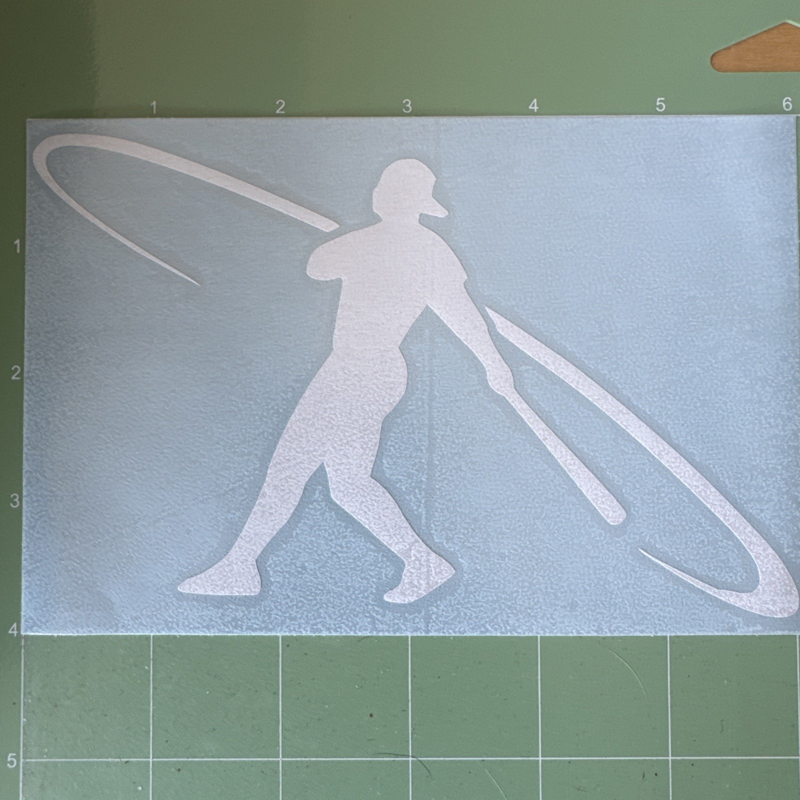 Swing Man Vinyl Decal 5.75”x3.75”