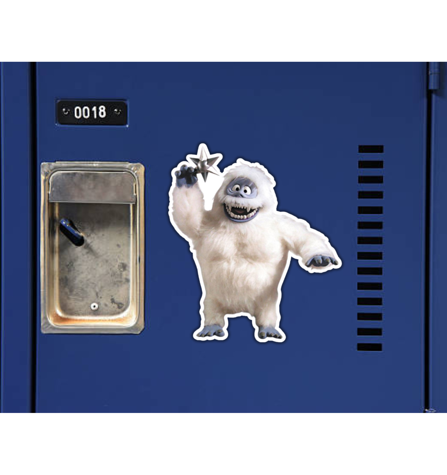 Bumble Abominable Snowman Rudolph Christmas Fridge Magnet or Laptop Sticker