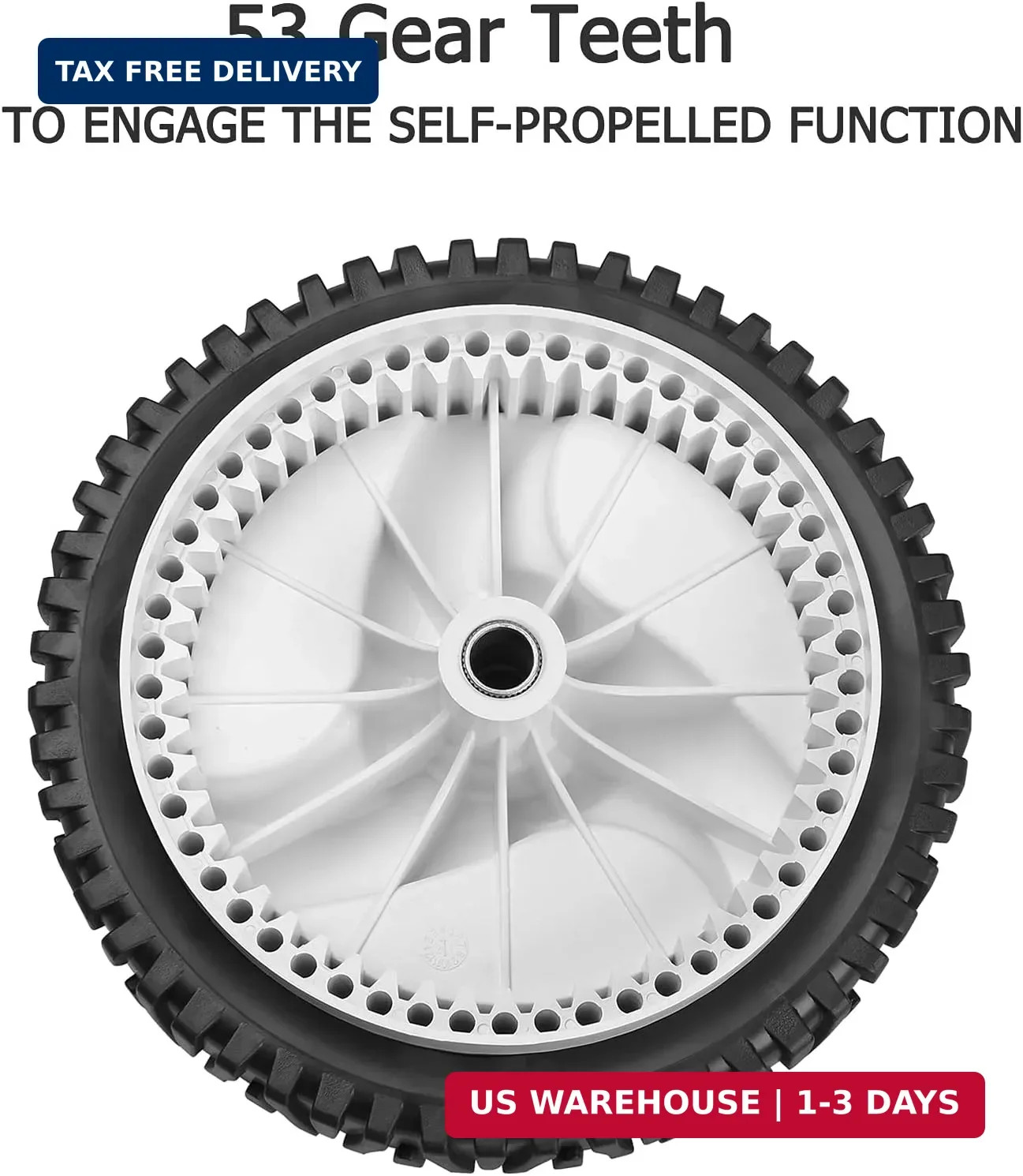 532403111 Front Drive Wheels Fit for Craftsman Lawn Mower – Front Drive Tires Wh