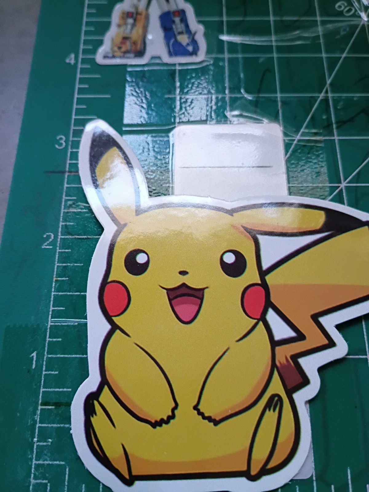POKÉMON STICKER (D12) X PIKACHU STICKER X VYNIL HIGH GLOSS DIE CUT STICKER X 3X3