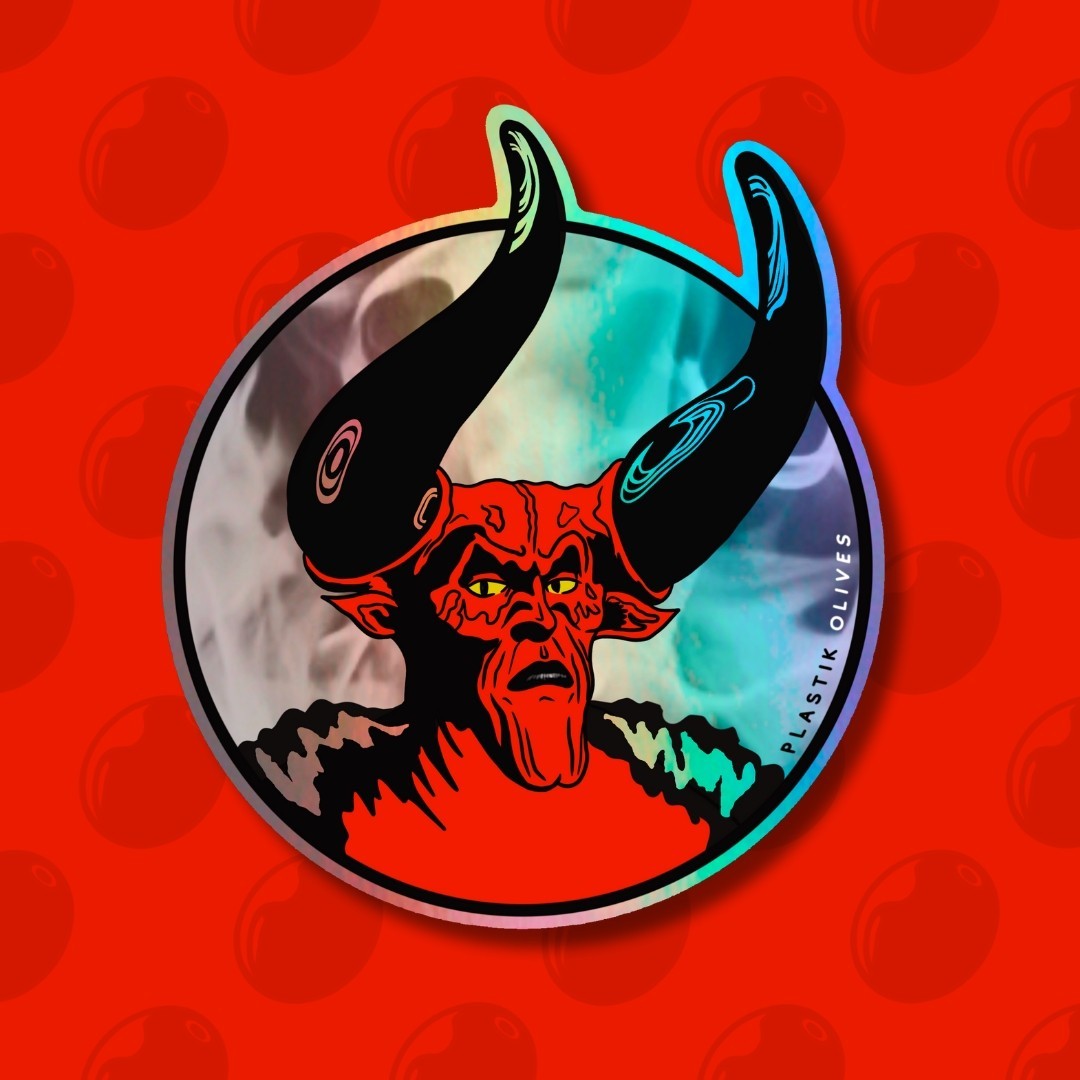 3 in. Legend Darkness Holographic Sticker