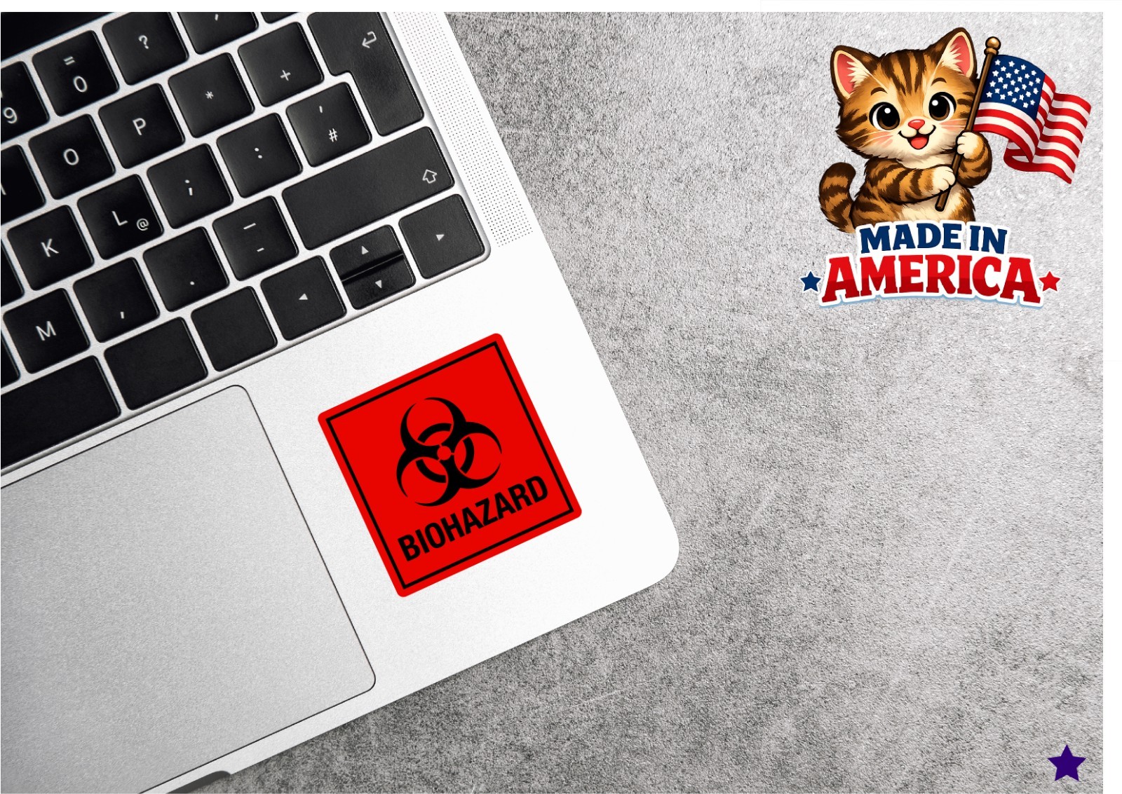 Biohazard Decal Sticker Warning Caution Hazardous Material Shop Safety Attention
