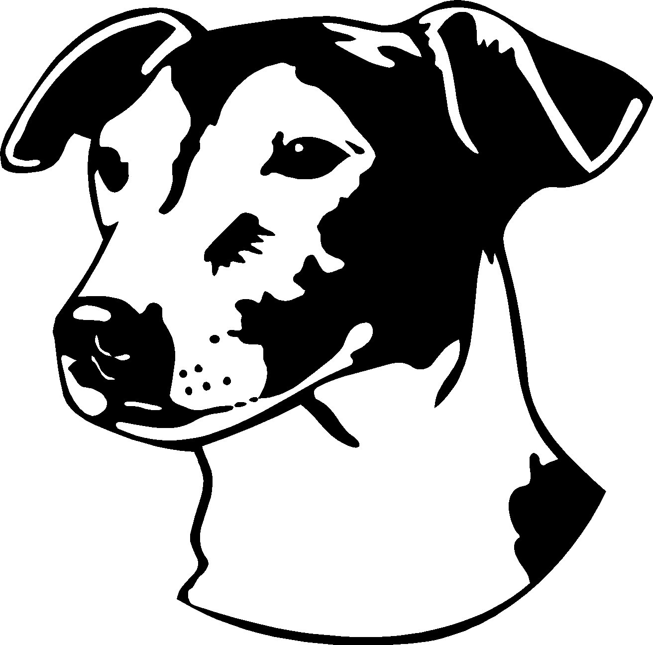PERSONALIZED DOG'S NAME-JACK RUSSELL/VINYL DECAL STICKER 5 1/2 Inch