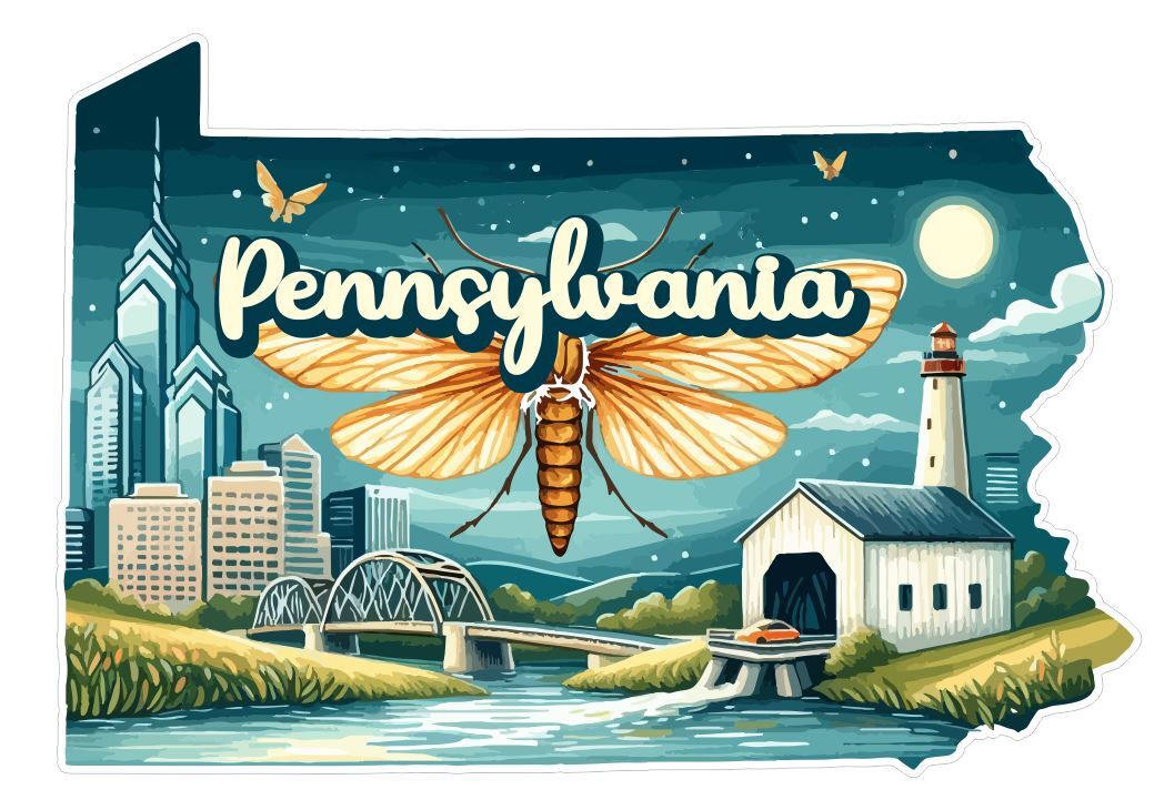 Pennsylvania Sticker Stickers A266