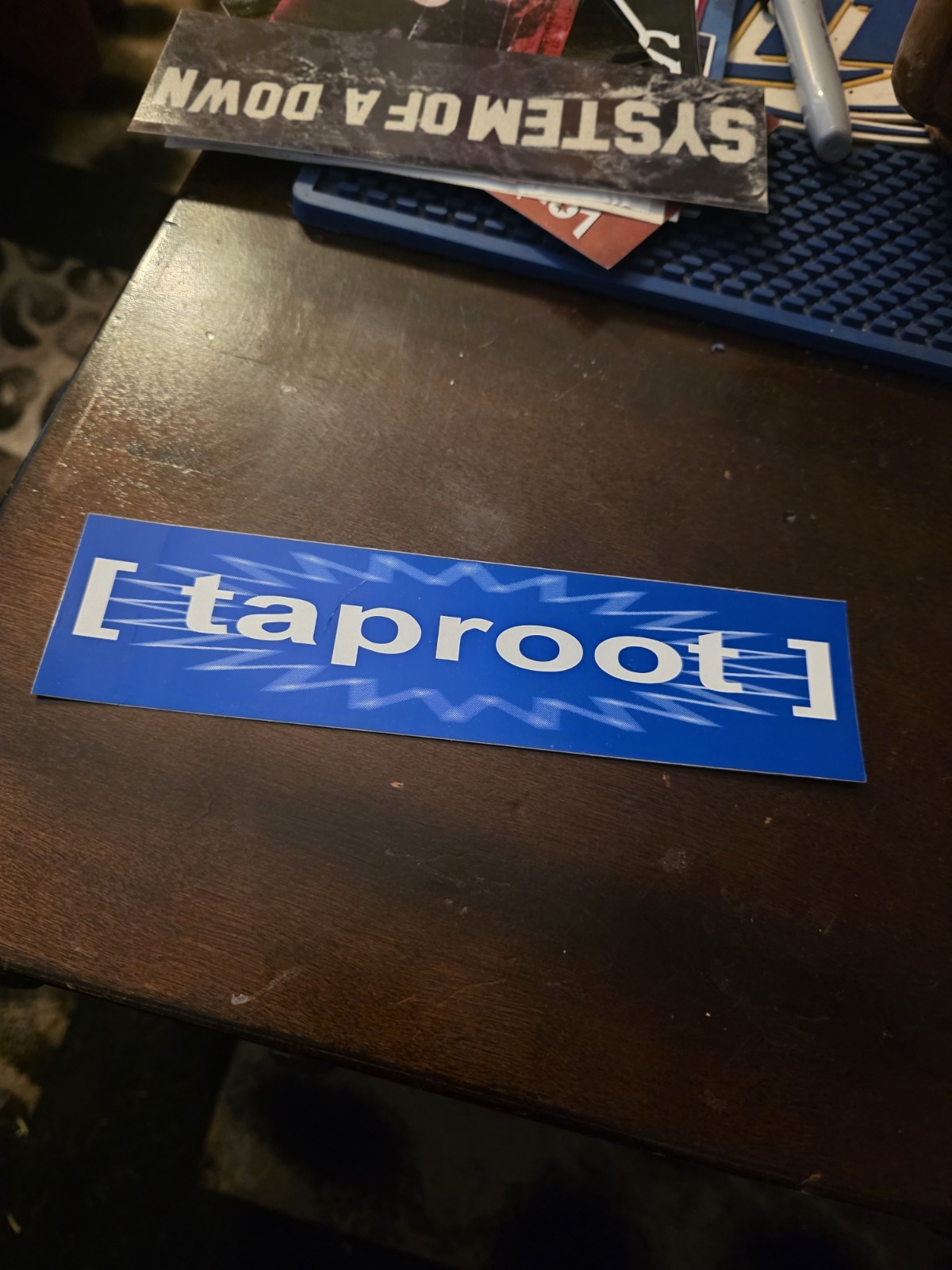 Taproot Gift vintage PROMO RARE PROMO STICKER 8×2 metal streetwise rock bumper