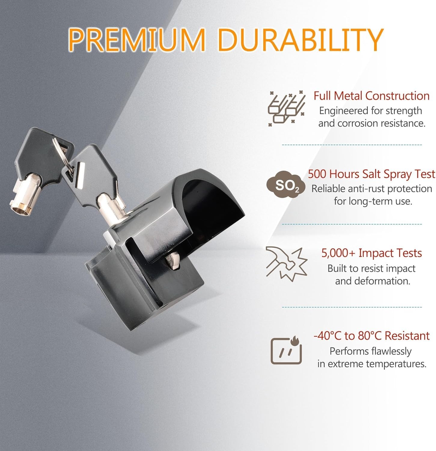 Tailgate Anti-Theft Lock Compatible for Toyota Tacoma 2016-2023 Truck Bed Tai…