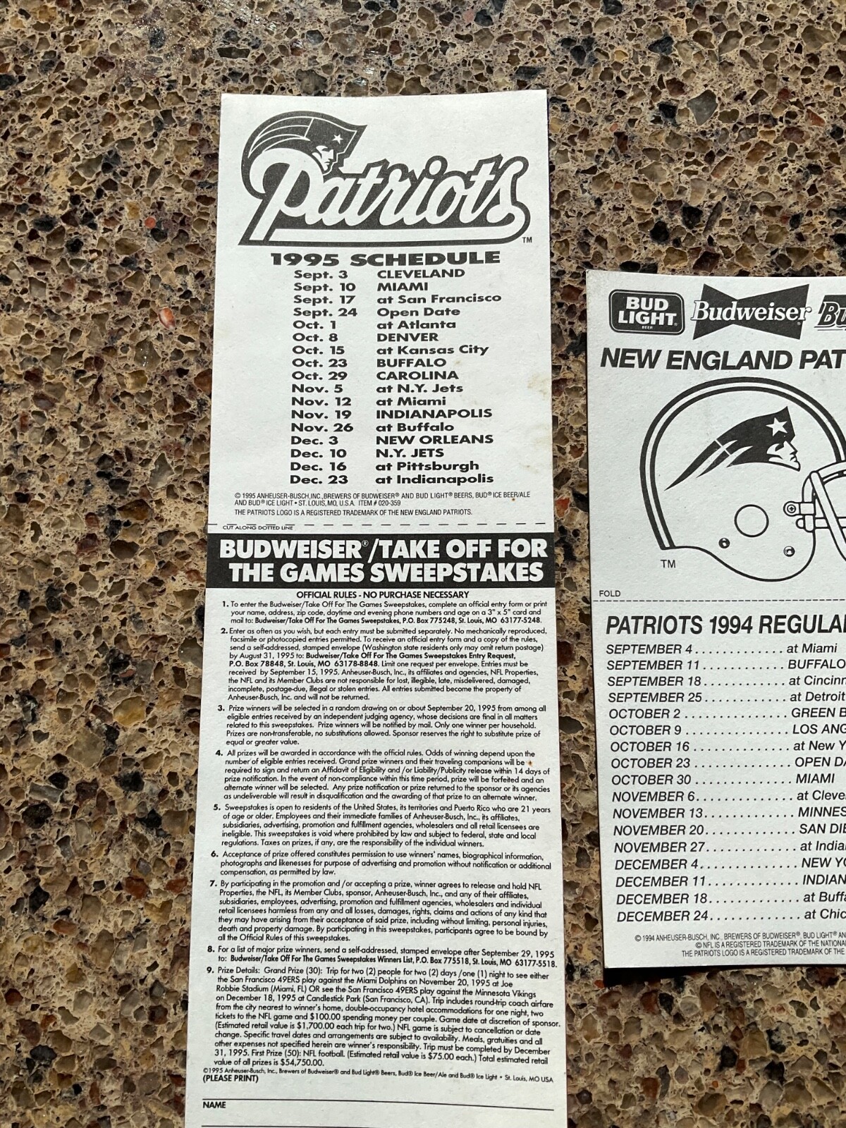 2004 New England Patriots NFL Team Logo Car Window Decal Sticker’s