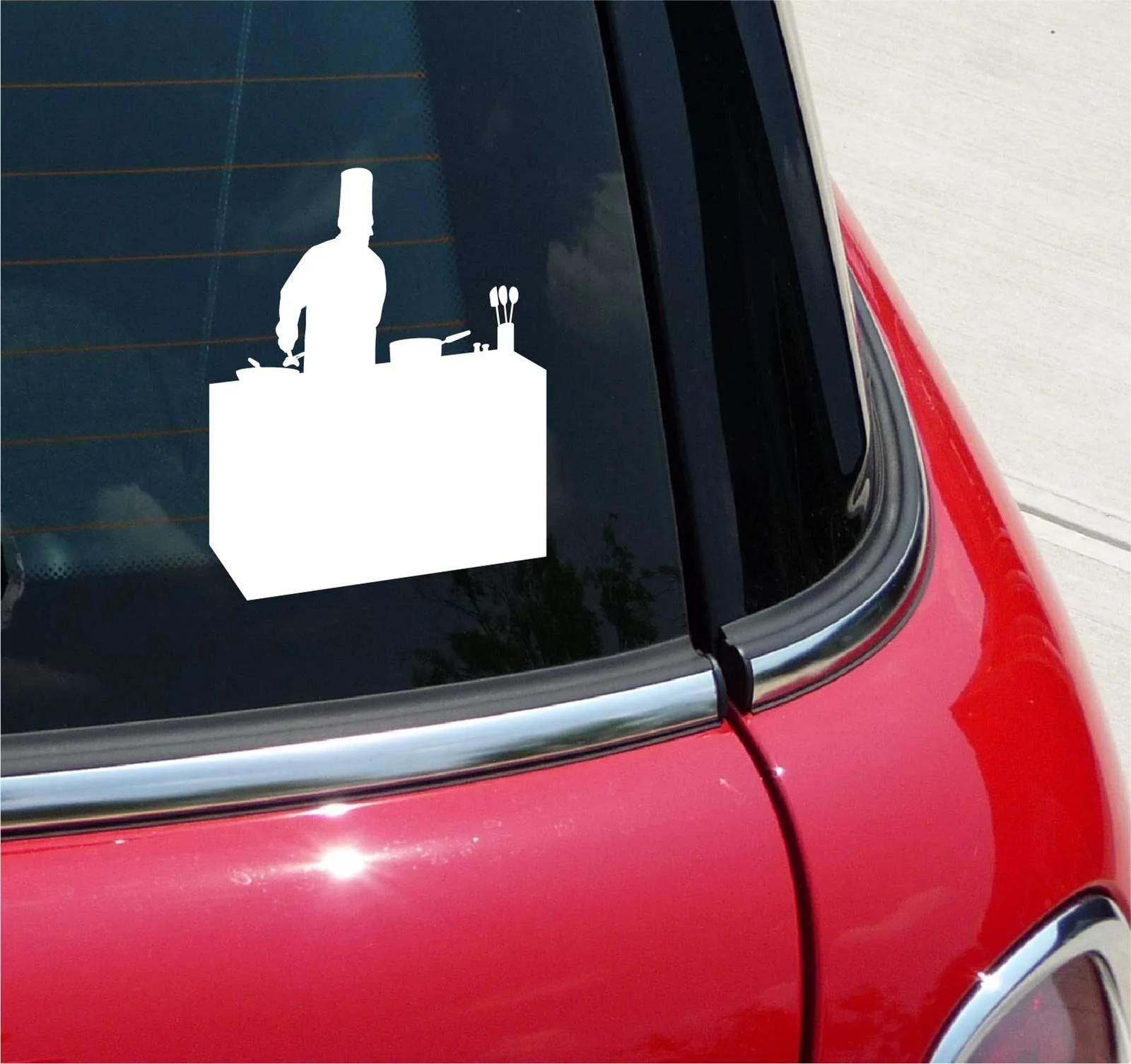 CHEF SOUS COOKING BAKING GRAPHIC DECAL STICKER ART CAR WALL