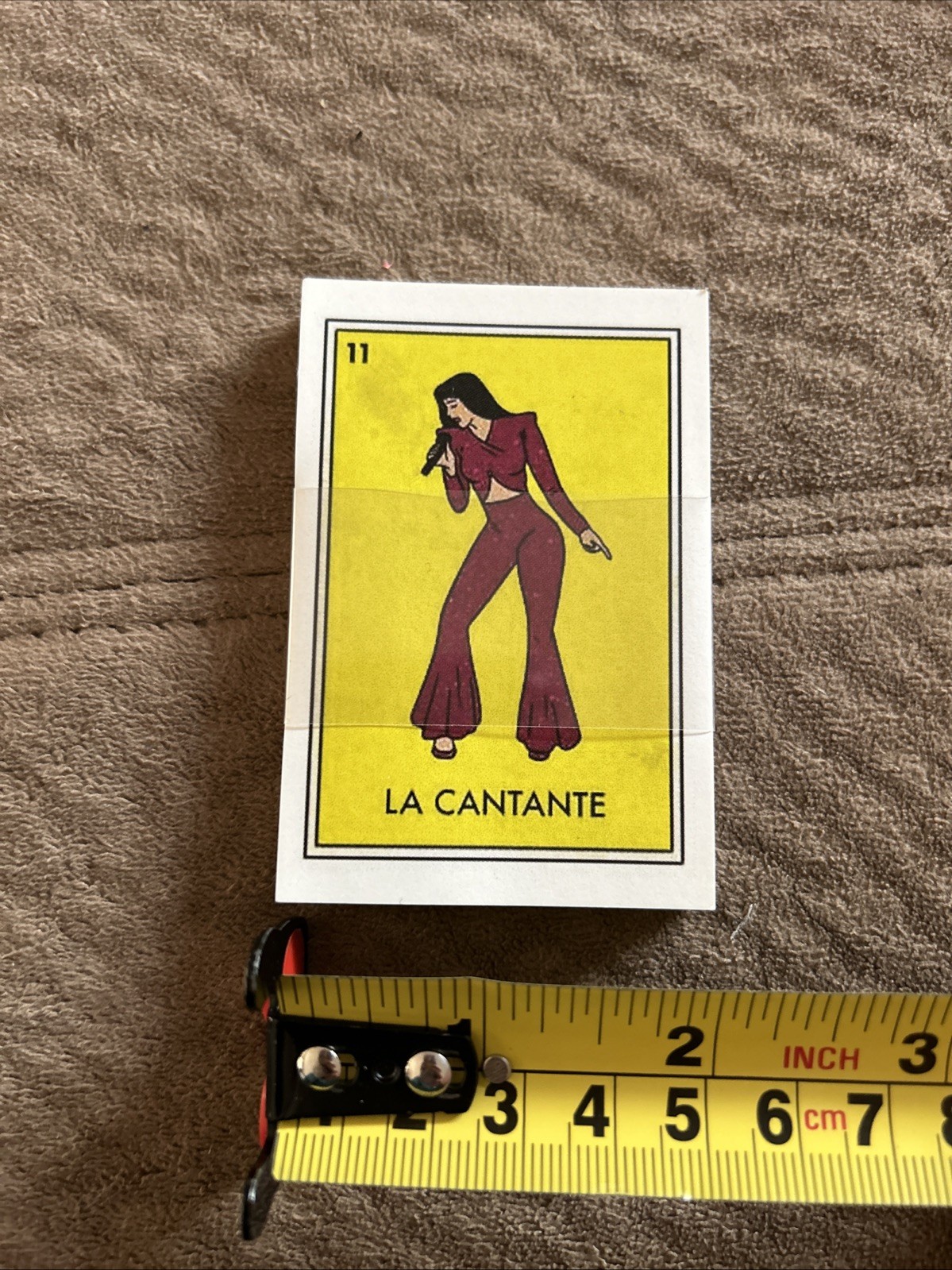 30 SELENA LA CANTANTE MEXICAN BINGO LOTERIA CARD Stickers 3×2 Inch
