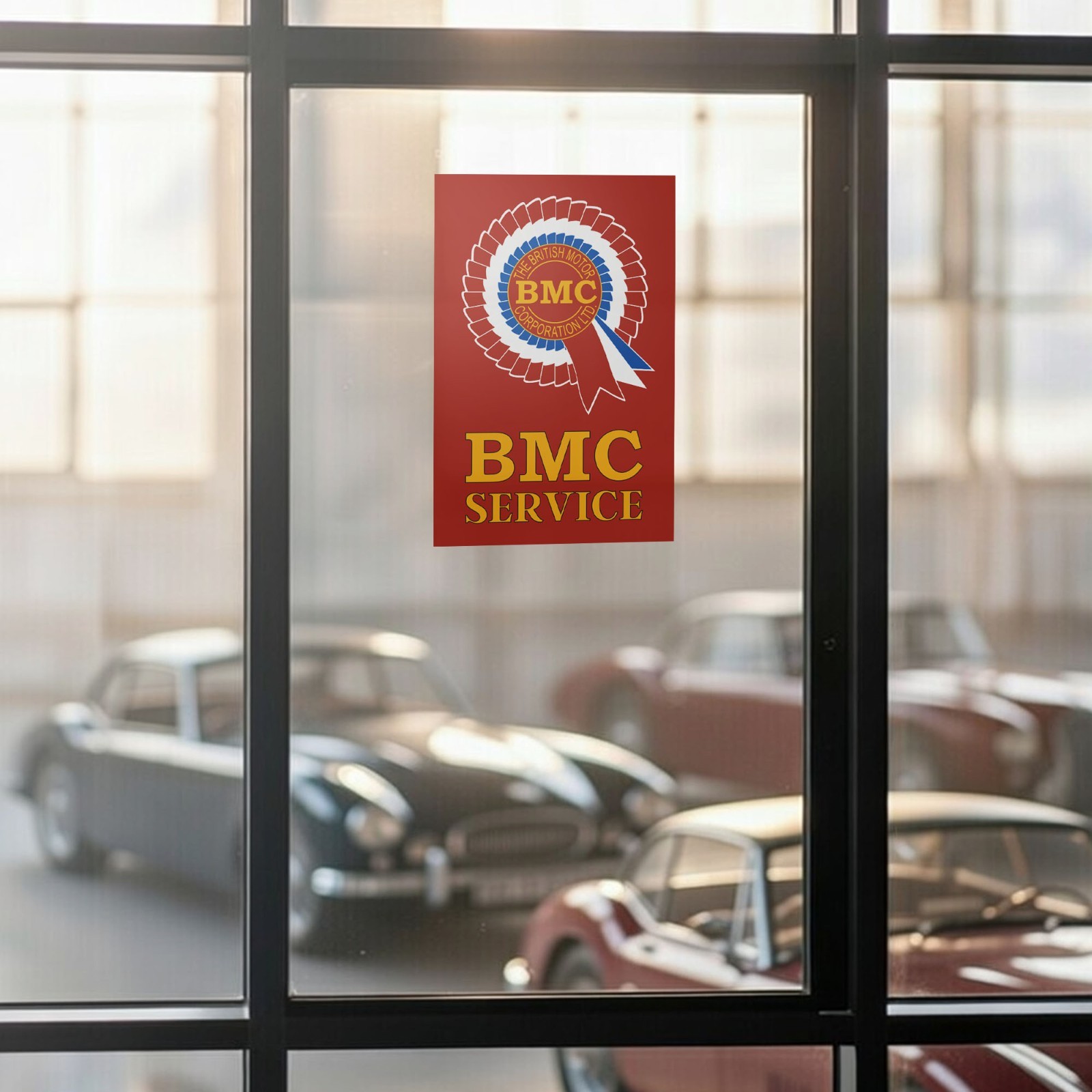 BMC Service Sticker Classic Car Vinyl Decal Official Licensed Product