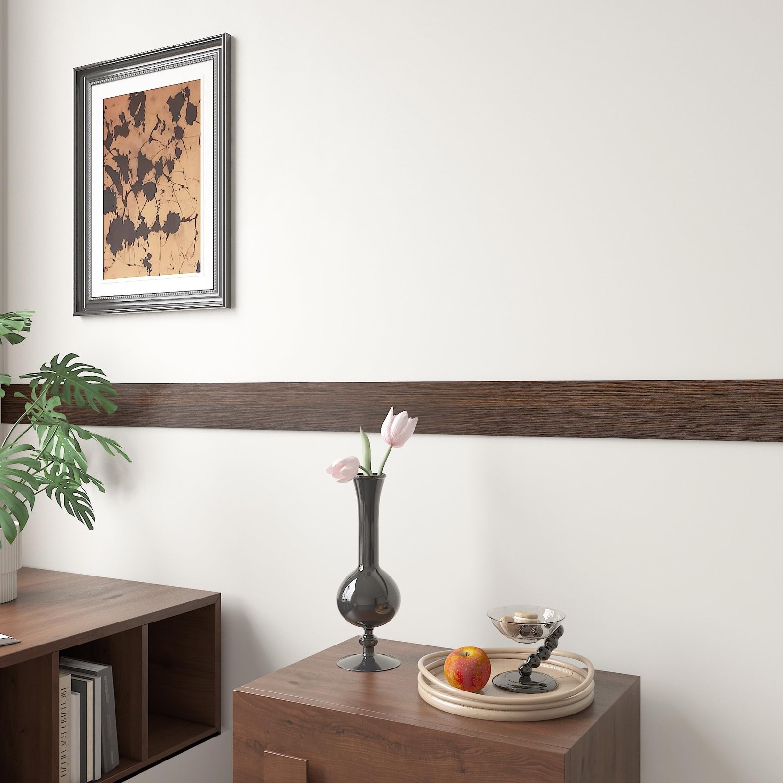 Wood Grain Wallpaper Border Self Adhesive Wallpaper Borders 3"×236" Waterpr