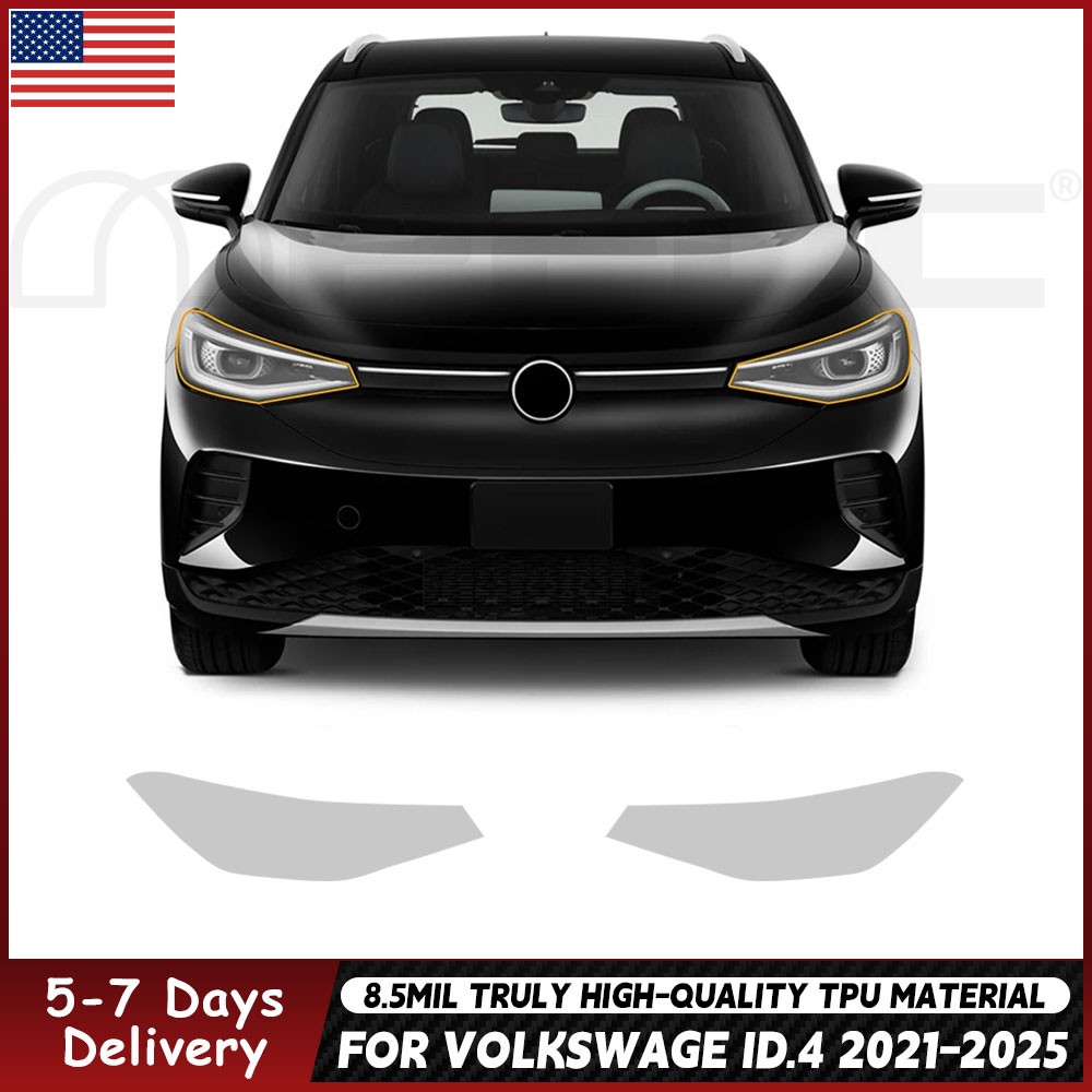 For Volkswagen ID.4 2021-2025 Pre-Cut Kit Paint Protection Film Clear PPF TPU