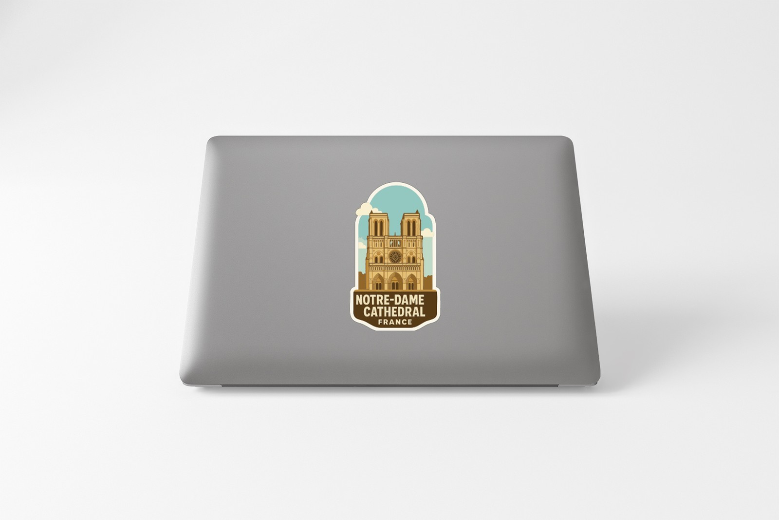 Notre Dame Cathedral France Sticker Decal Vinyl Die-Cut Symbolic Landmark Design