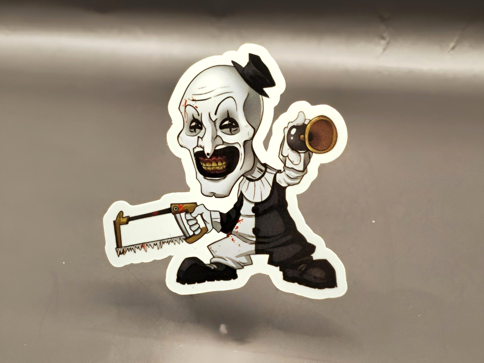 Art The Clown Inspired Stickers Terrifier Horror Movie Slasher Vinyl Decals