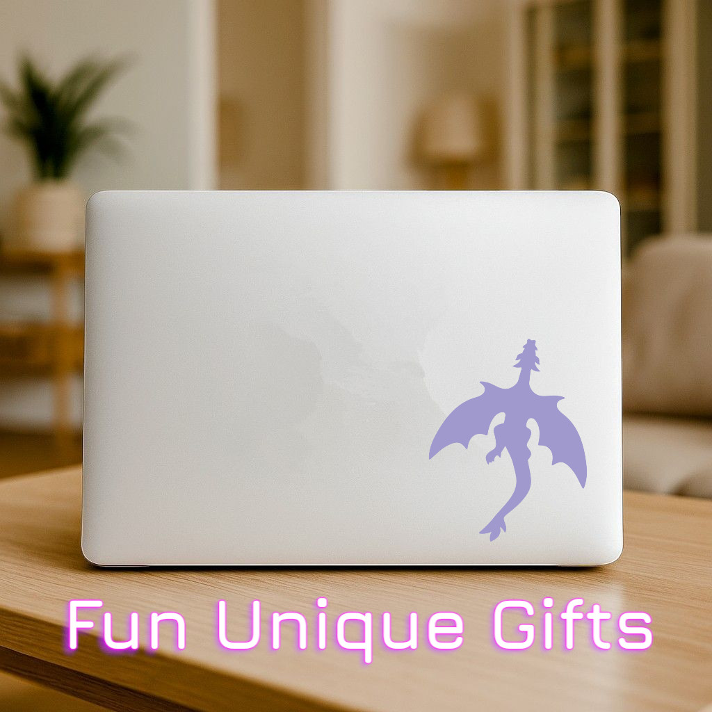 Flying Dragon Vinyl Decal Sticker -Multiple Colors & Sizes- FREE SHIPPING