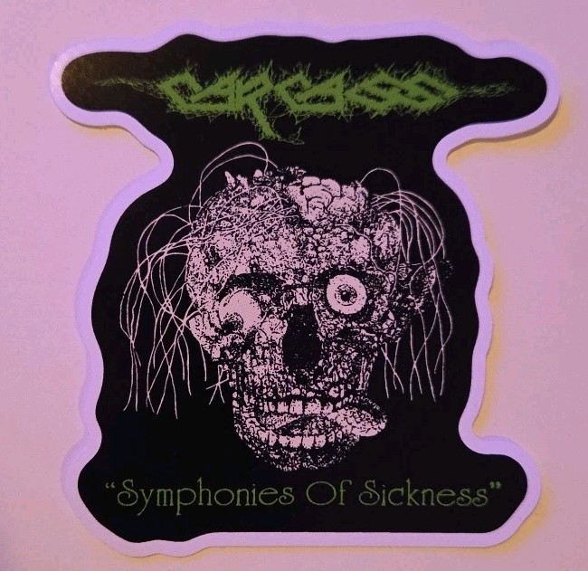 ENTOMBED CARCASS POSSESSED INCANTATION Death Metal Sticker Pack 3.5-5 Inches