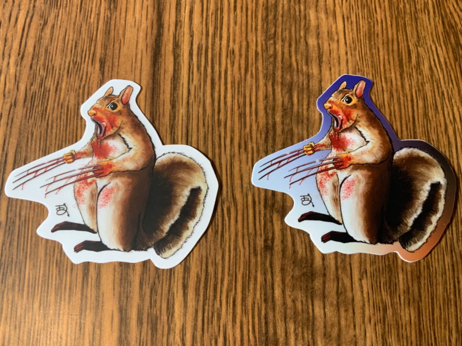 Wolverine Squirrel Vinyl Sticker 3” Artist Johnny Larson X23 Weapon X Marvel MCU