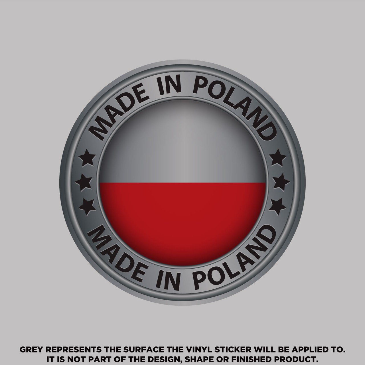 Made In Poland, High Quality Vinyl Stickers