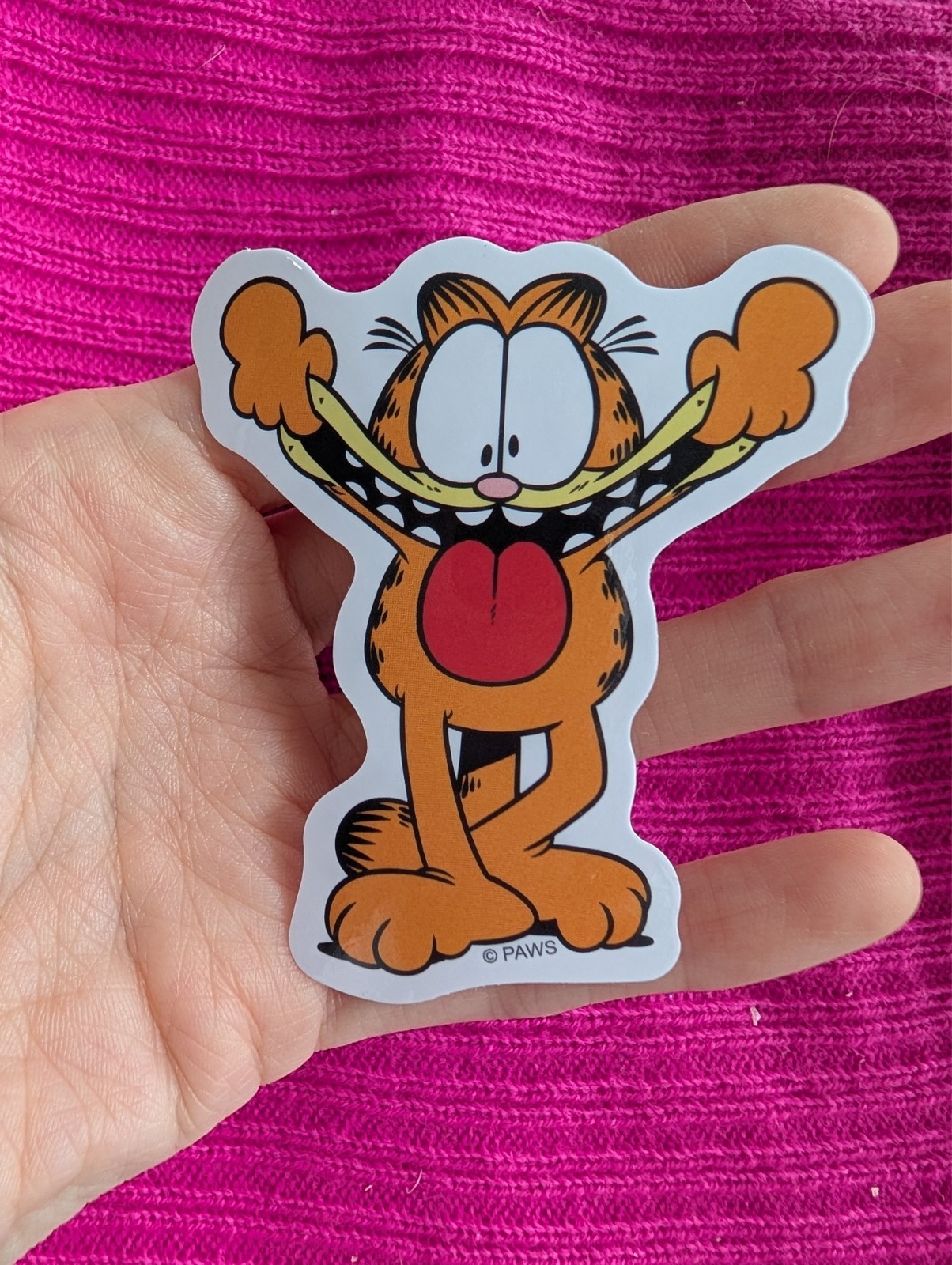 STICKER, Garfield, Sassy cat, Odis, Cartoon
