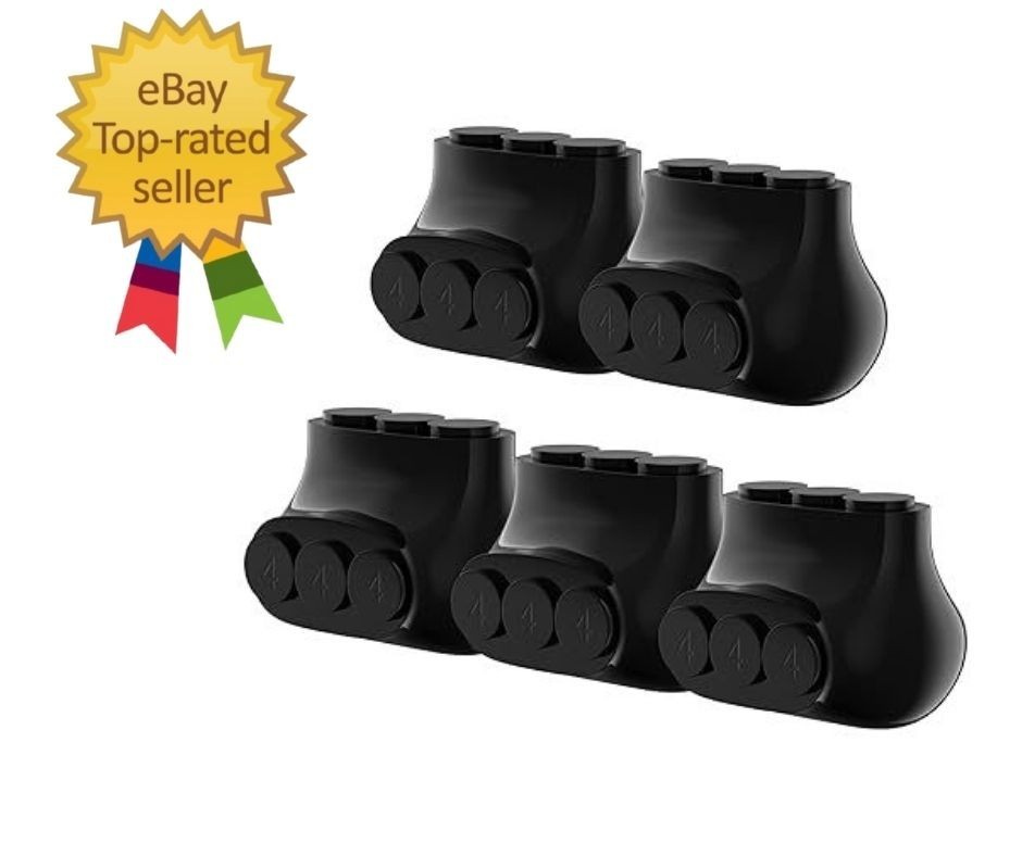 3 Port Insulated Multi Tap Connector 4-14 AWG Aluminum to Copper Wire Connectors