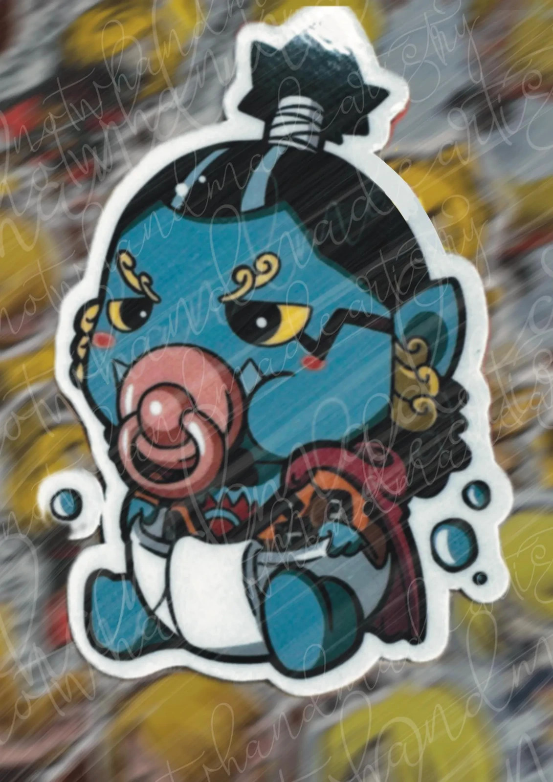 One Piece Jimbe Weatherproof Stickers
