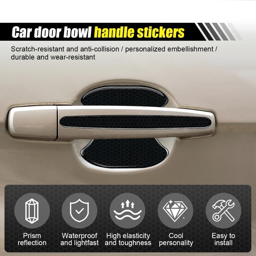 Car Door Handle Scratch Protector Film Anti-Scratch Paint Protection Sticker