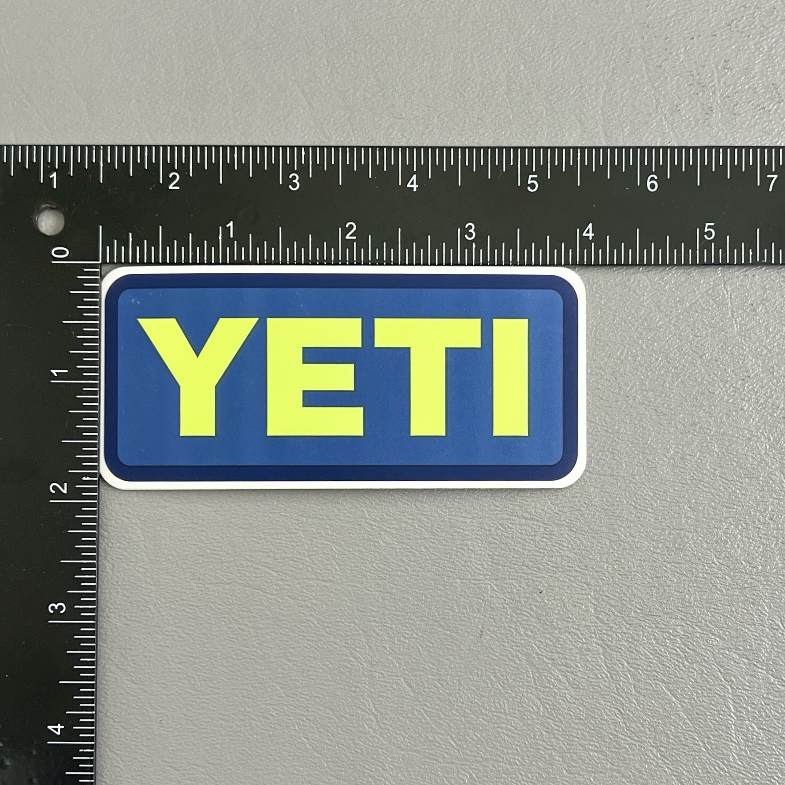 Lot Of 5 New Authentic 2×4" YETI Logo Sticker Decals Assorted Colors