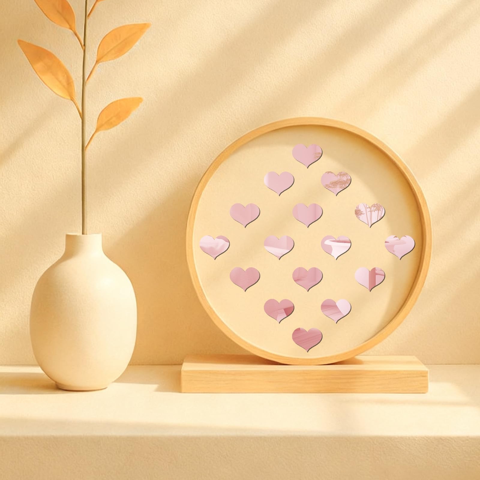 200PCS Acrylic Mirror Stickers, Peel and Stick Mini Mirror Tiles for DIY Craf…