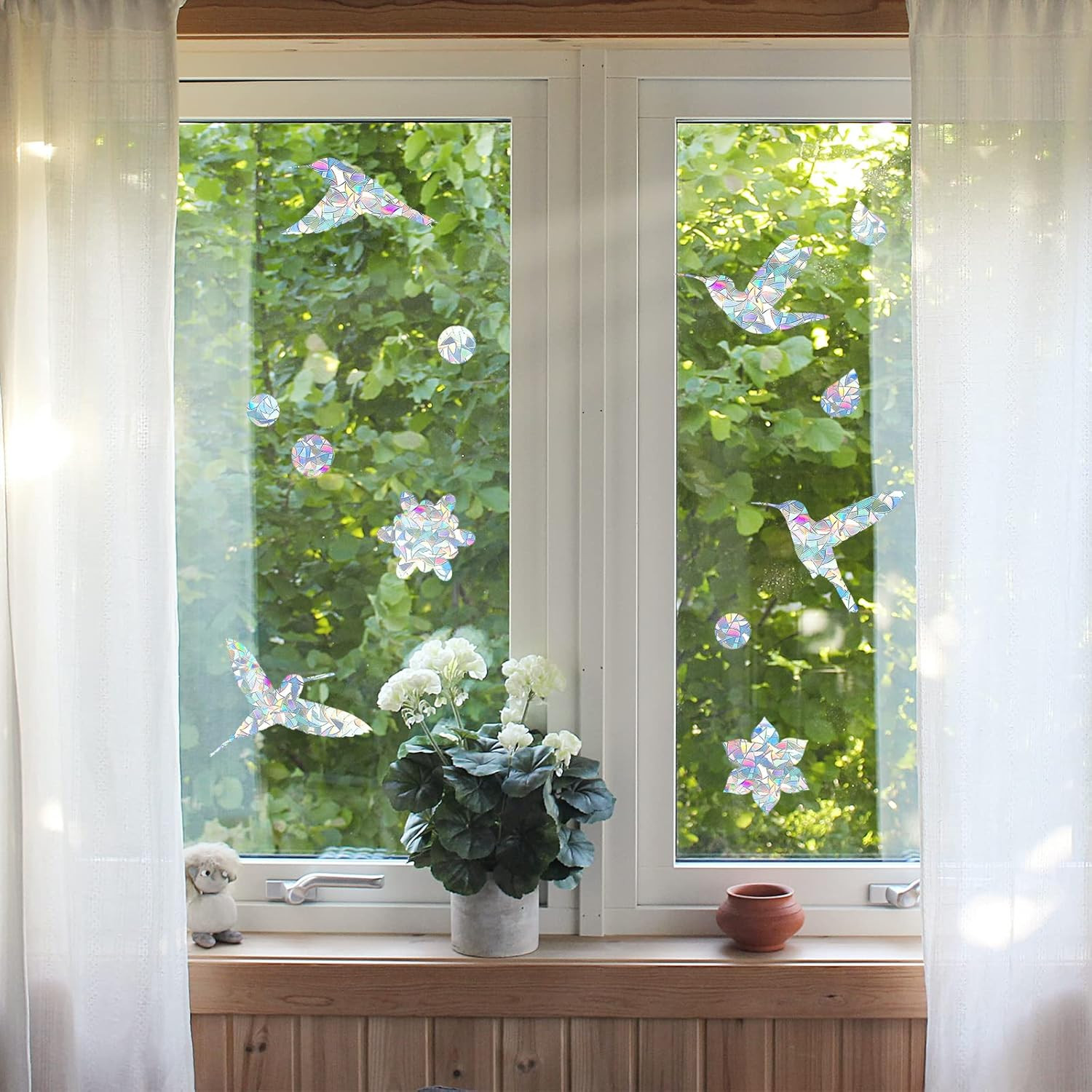 Anti-Collision Window Stickers for Birds, Window Strike Prevention Sticker