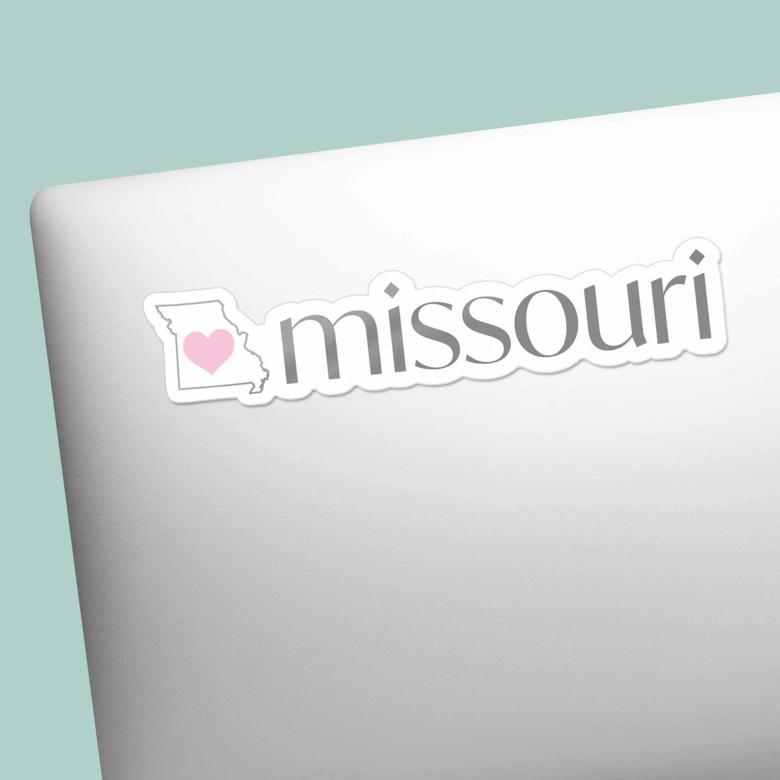 Missouri Heart Sticker- Cute Decal for Water Bottle or Laptop