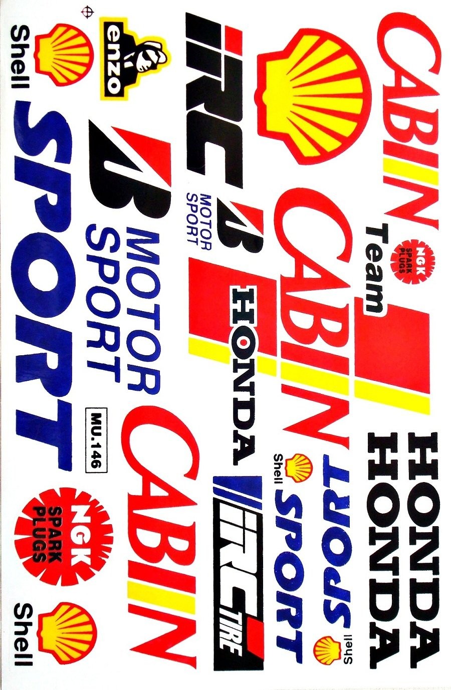 Dirt Bike Motorcycles Supercross Motocross ATV Lot 6 vinyl decals stickers D6015
