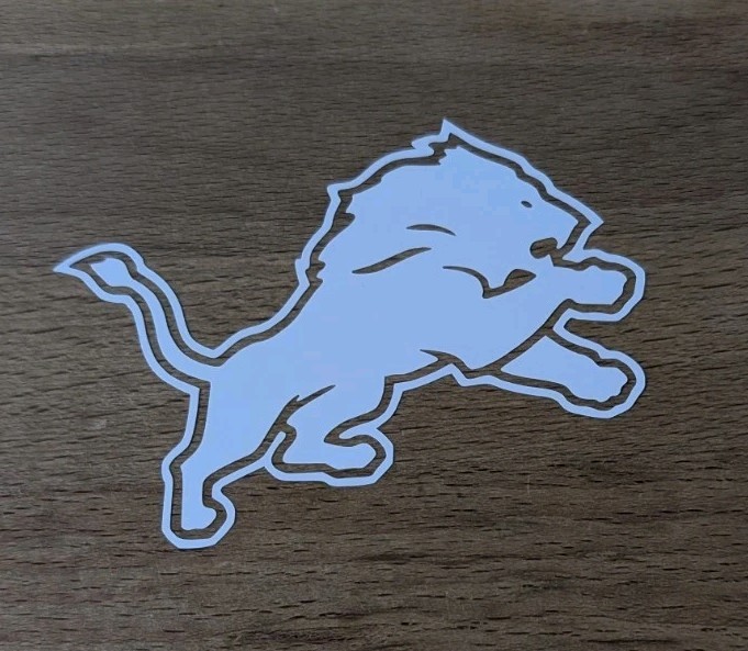 Detroit Lions vinyl decal