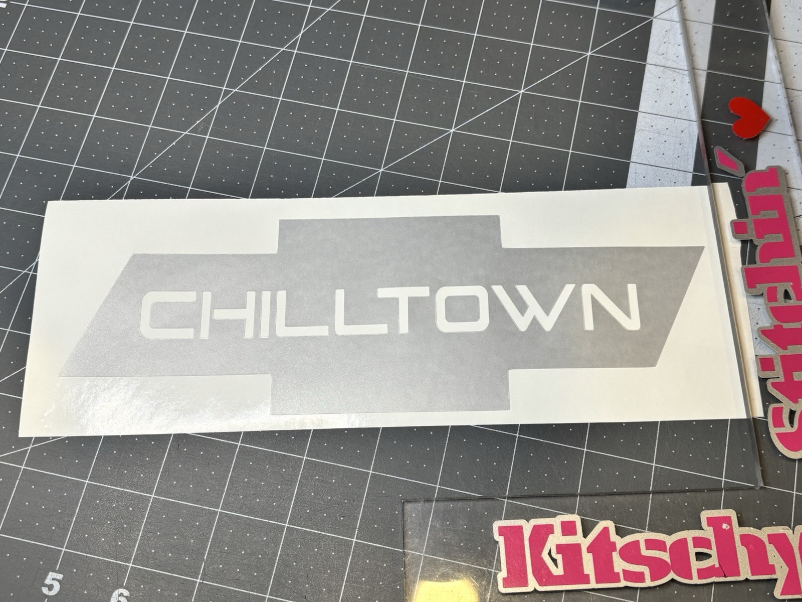 Personalized Solid Chevy Bowtie Die-Cut Vinyl Decal MANY Sizes/Colors FREE Ship
