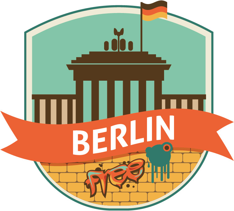 Germany Berlin Car Bumper Sticker Decal