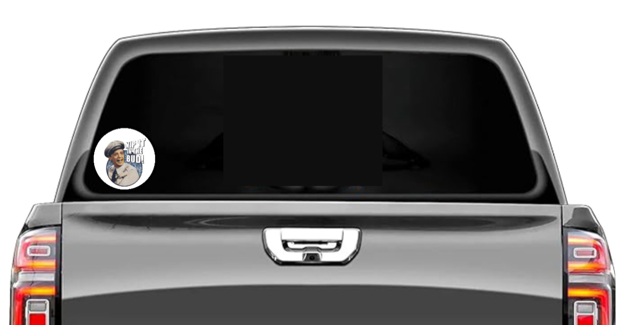 Andy Griffith Show – Barney (Nip It) – 4" Vinyl Decal Car Cooler Laptop Truck 25