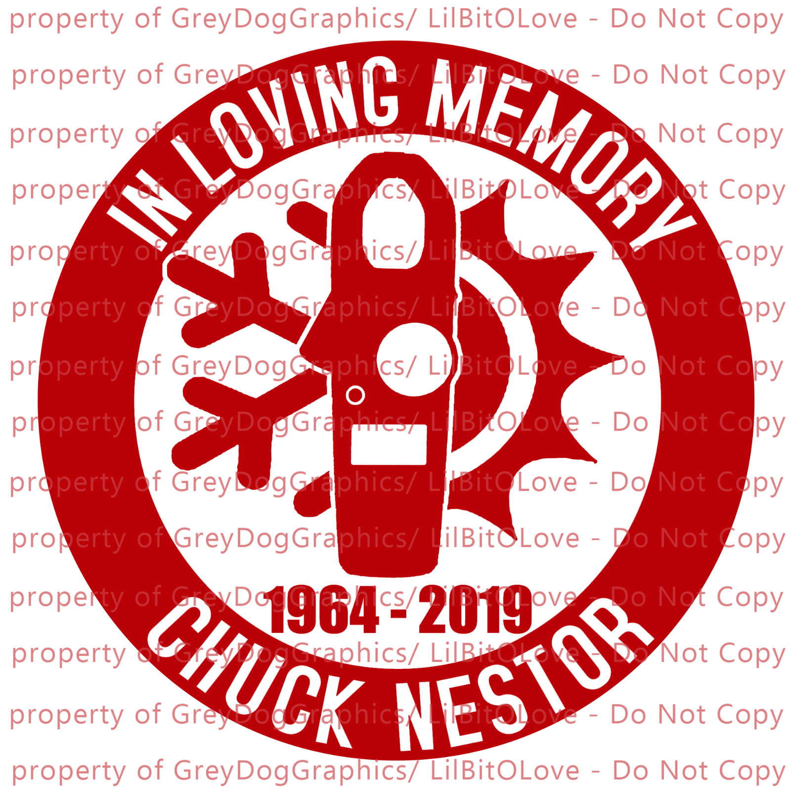 In Memory HVAC Customized Name Years Personalize Vinyl Decal Sticker RHVAC