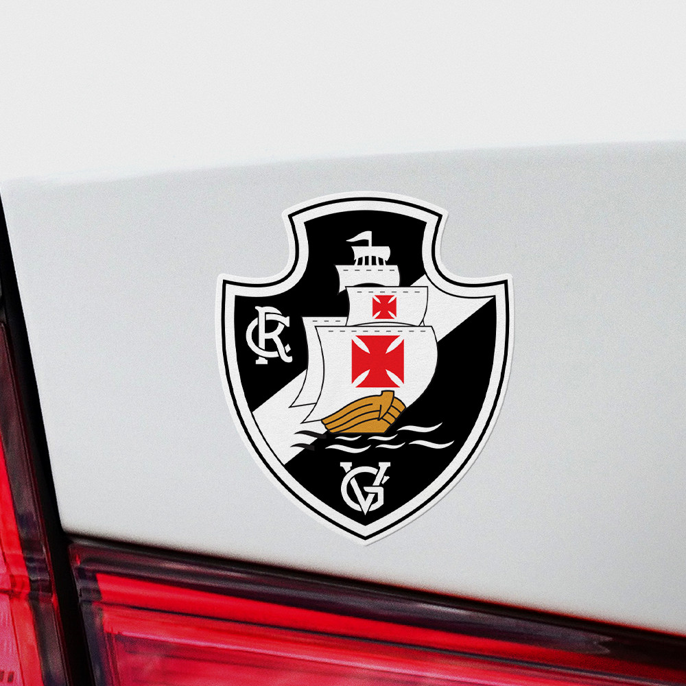 (4 Pack) Vasco da Gama Brasil Vinyl Sticker Decal Calcomania Adesivo Rio