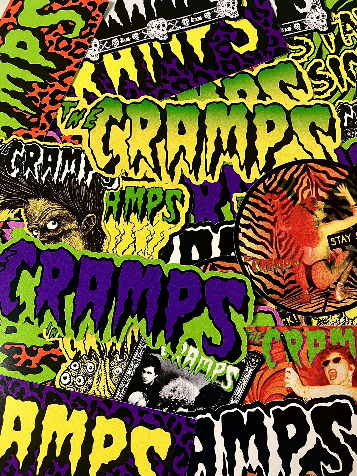 The Cramps Sticker Pack – Punk Rock Stick Pack – Rock N Roll Sticker Pack