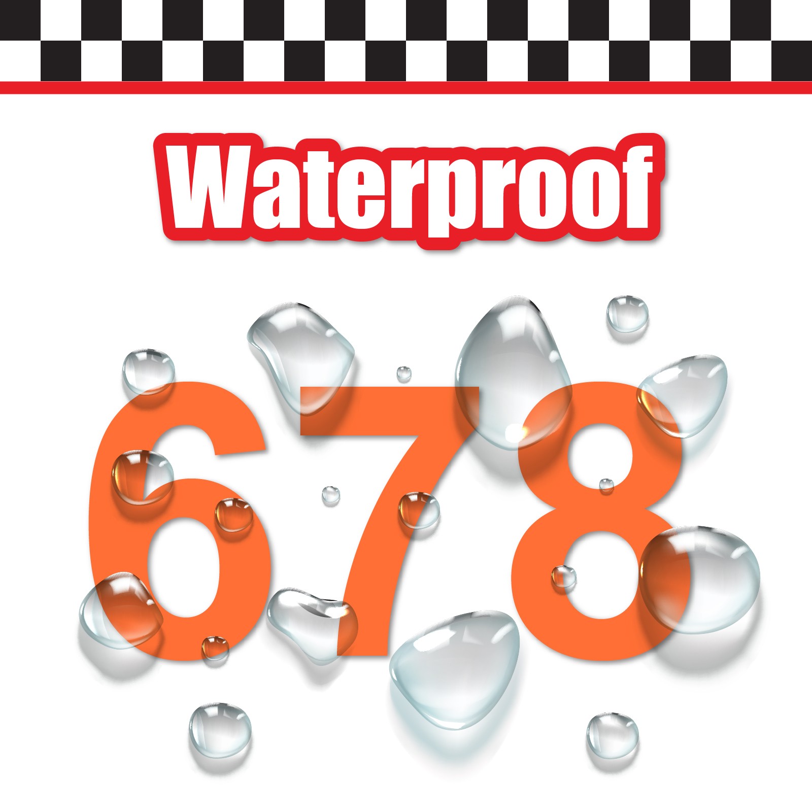 3 Digit Single Number Stickers Custom Decal Locker Door 3pcs Arial