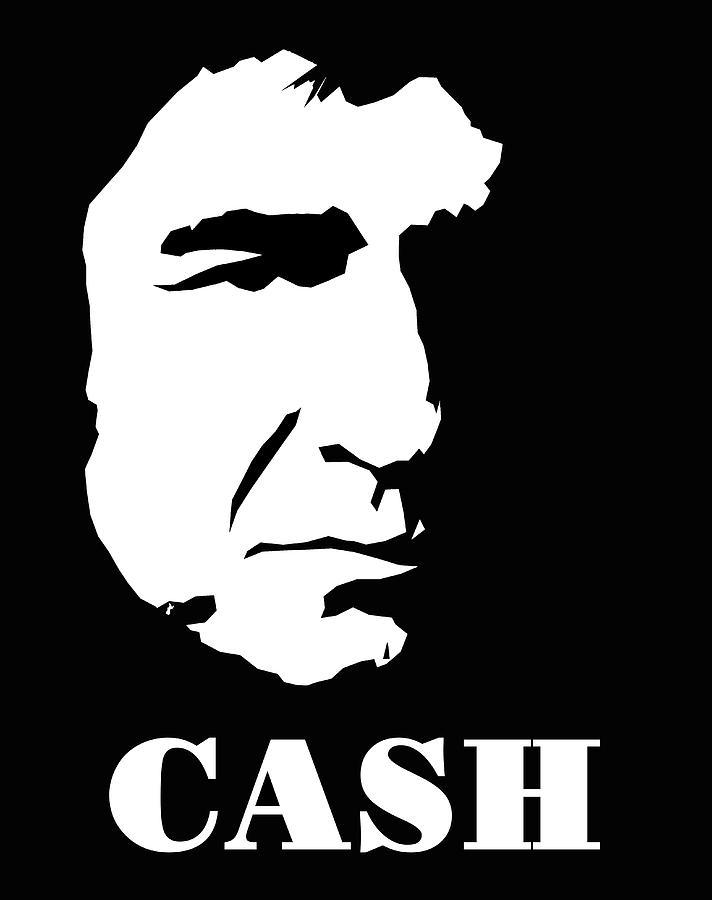 Johnny Cash – 4" Vinyl Decal Graphics Sticker Laptop Phone Wall Window Country