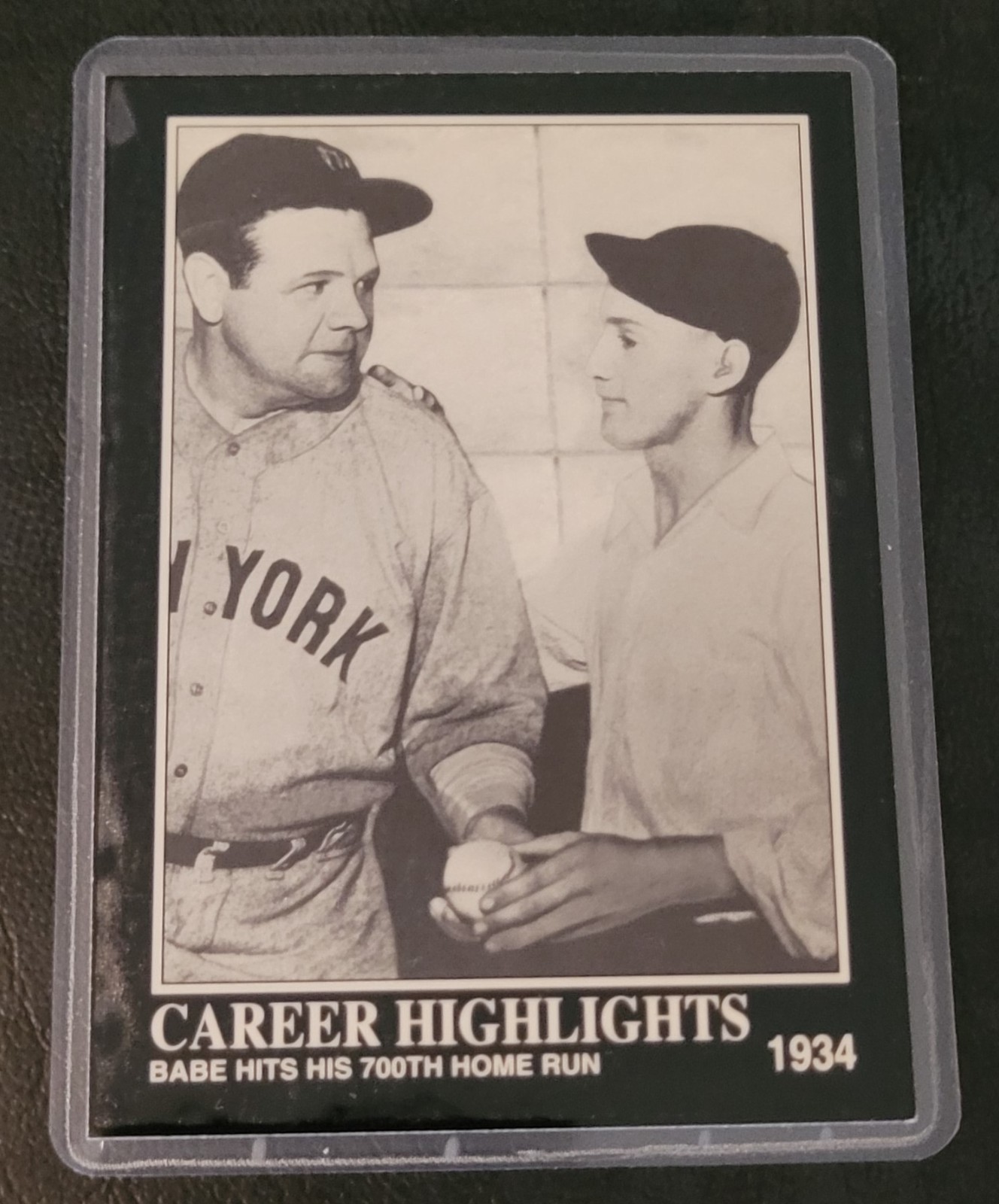 Babe Ruth YANKEES Baseball Card HOF Fridge/Locker/Cabinet Laminated Magnet