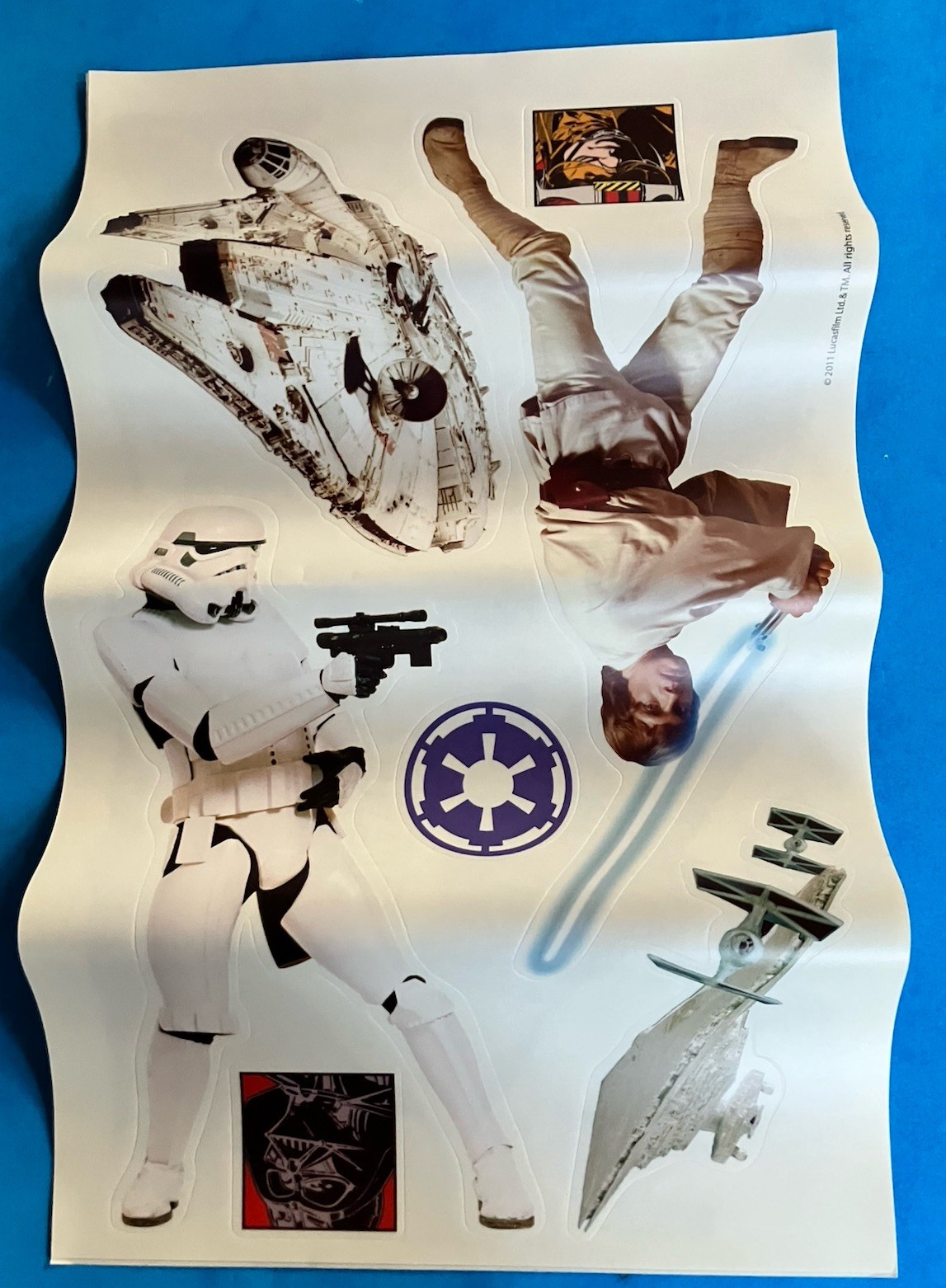 Star Wars Classic Peel and Stick Wall Decals – Removable Stickers – 31 Total NEW